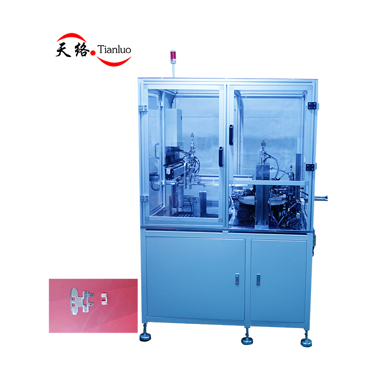 Electric shaver blade hot riveting machine