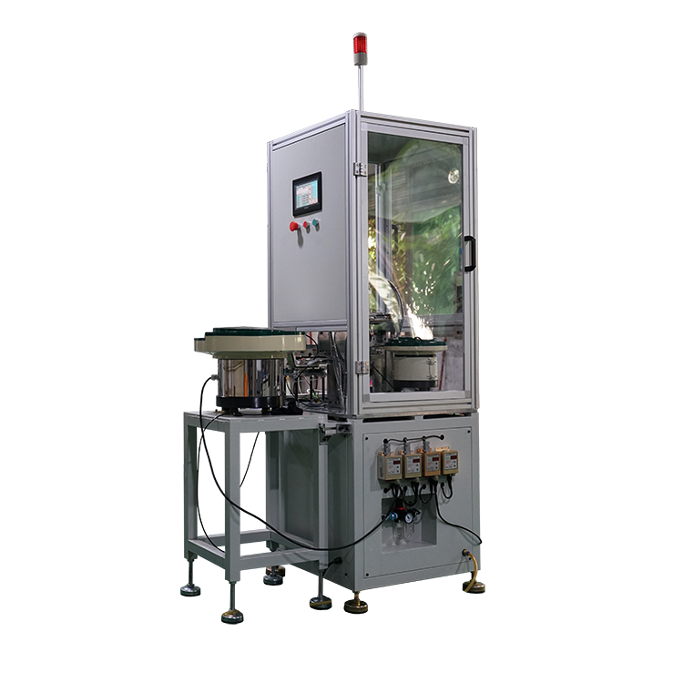 Motor cover gear shaft assembly machine