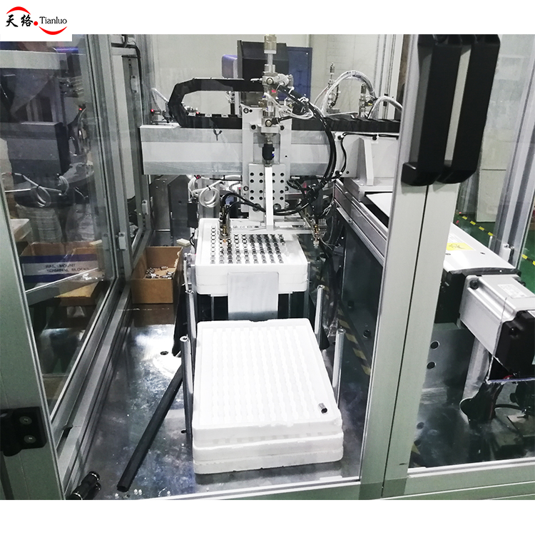 Eyebrow trimmer motor assembly welding machine