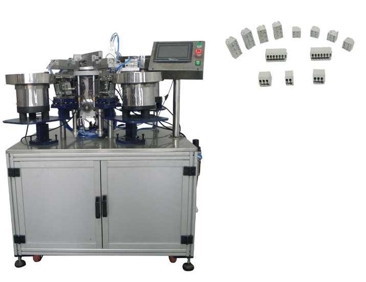 Arc extinguishing hood assembly machine