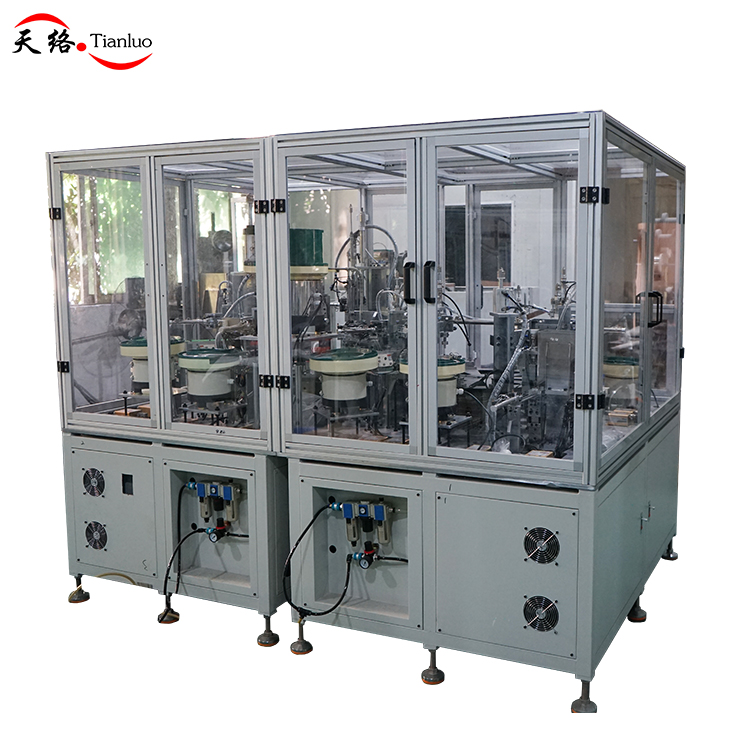 Ball valve assembly machine