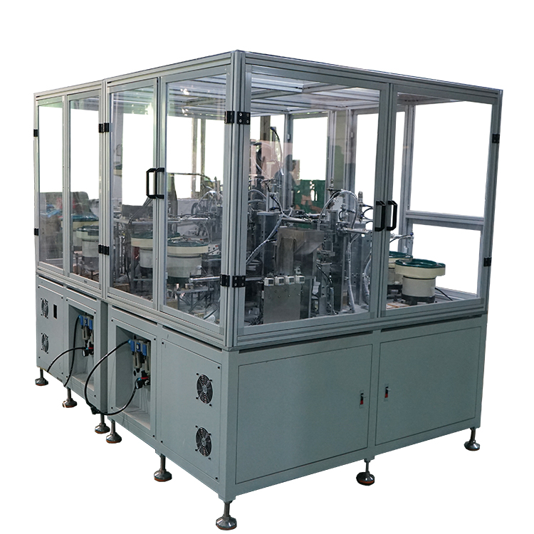 Ball valve assembly machine