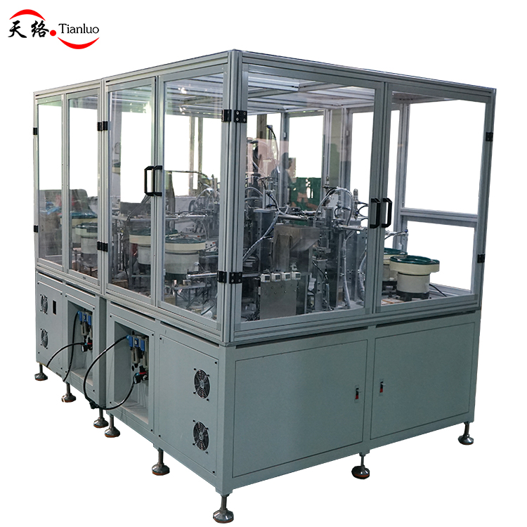 Ball valve assembly machine