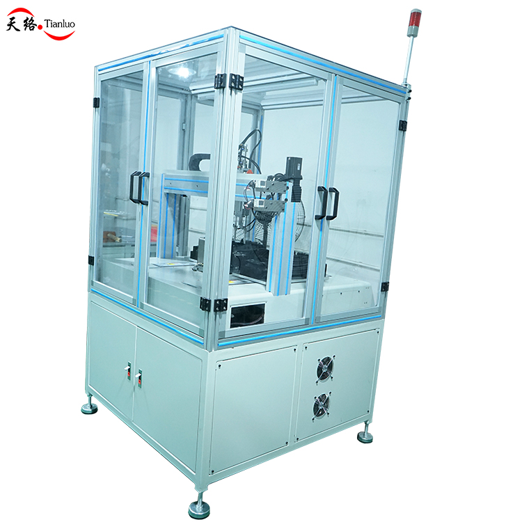 Three axis double head screw locking machine