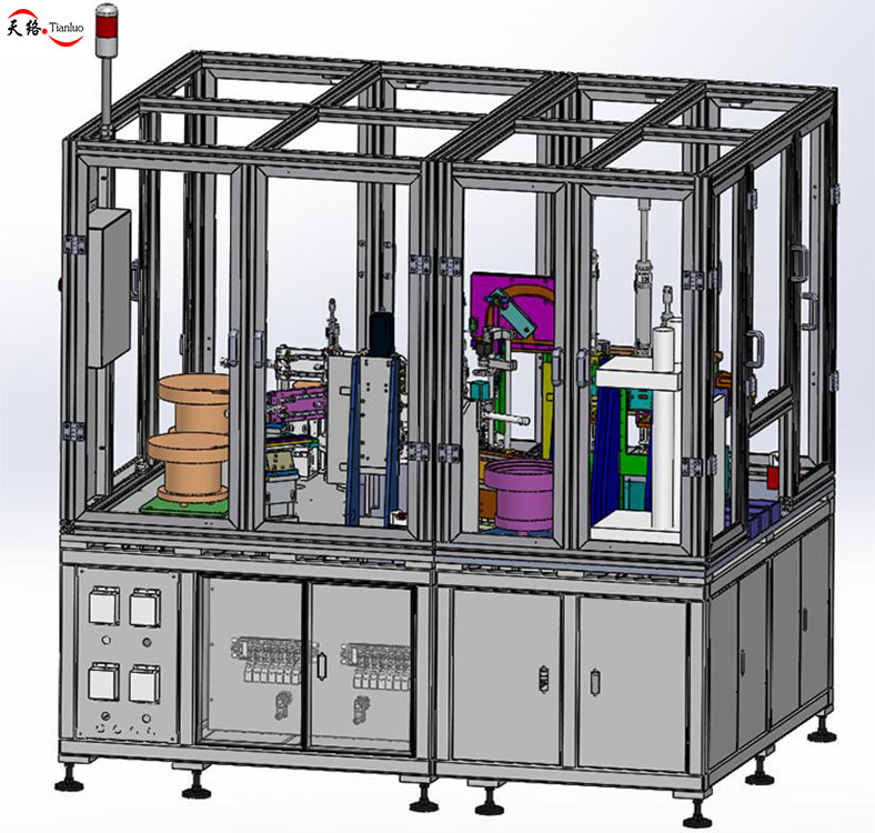 Temperature fuse assembly machine